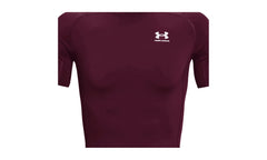HeatGear Compression Short Sleeve "Maroon / White" 1361518 609