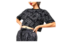 Brea Crop T-Shirt WMNS "Black / White" LW933266 001