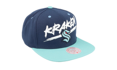 NHL Transcript Snapback Cap "Seattle Kraken - Navy / Light Blue" HHSS5735 SKRYYPPPNYLB