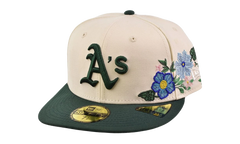 59FIFTY Oakland Athletics Tonal Florals Fitted Hat "Chrome White" 60668973
