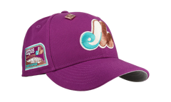 59FIFTY Montreal Expos Olympic Stadium Fitted Hat "Purple Metallic" NE437
