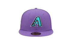 59Fifty MLB Arizona Diamondbacks Cloud Under Fitted Hat "Purple" 60243788