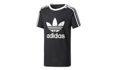 3 Stripes Tee GS "Black / White" BQ3945