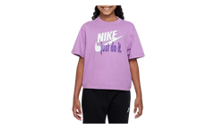 Sportswear Boxy HBR Graphic T-shirt GS "Rush Fuchsia" FD5362 532