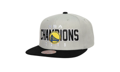 NBA Champ Hardwood Classics Snapback Cap "Golden State Warriors - Grey / Black" HHSS4512 GSWYYPPPGYBK