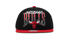 NBA Rise Up Snapback Cap "Chicago Bulls - Black" HS8507 CBUBLCK