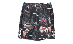 Jordan Flight AOP Printed Cat Scratch Shorts "Black" IF1841 010