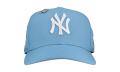 59FIFTY New York Yankees 1962 World Series Fitted Hat "Sky Blue / Pink / Metallic" 123451300845