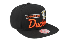 NHL Retro Lock Up Snapback Cap "Anaheim Ducks - Black" 6HSSLD21213 ADUBLCK