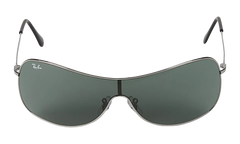Highstreet Shield Sunglasses "Gun Metal" RB3211-004-71_38