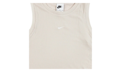 Sportswear Essentials Ribbed Cropped Tank Top WMNS "Light Orewood Brown / Sail" FB8279 104