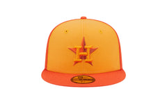 Houston Astros Tri-Tone Team 59FIFTY Fitted Hat "Orange" 60355909