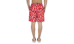 YASH Outline All Over Print Swim Short "Red / White" LM015913 640