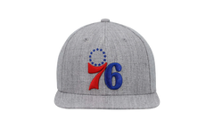 NBA Team Heather 2.0 Snapback Cap "Philadelphia 76ers - Grey Heather" HHSS3272 P76YYPPPGYHT