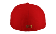 59FIFTY Florida Marlins 10th Anniversary Fitted Hat "Red / Gold" NE117
