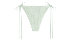 Tova Monogram Towel Tie Bottom "Green" khw070108 4008