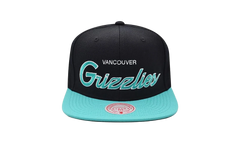 NBA Hardwood Classics Script 2.0 Snapback Cap "Vancouver Grizzlies - Black" HHSS3282 VGRYYPPPBLCK