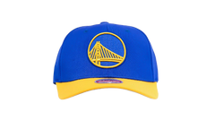 NBA Team 2 Tone 2.0 Stretch Snapback Cap "Golden State Warriors - Royal / Yellow" HHSS3265 GSWYYPPPRYYW