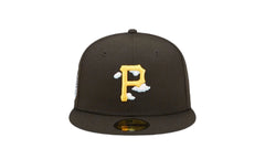59Fifty MLB Pittsburgh Pirates Comic Cloud Fitted Hat "Black" 60243859
