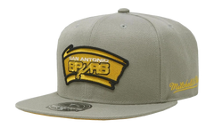 NBA Hardwood Classics Fitted Cap "San Antonio Spurs - Sunny Gray" 6HSFDX21134 SASGREY