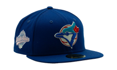 59FIFTY MLB Toronto Blue Jays 1992 World Series Pop Sweat Fitted Hat "Blue" 60243527