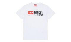 Short Sleeve Distressed Logo T-Shirt GS "White" J02475 00YI9 K100