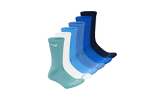 Everyday Plus Cushioned Training Crew Socks "Blues - (6 Pairs)" SX6897 937