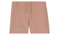 Script Embroidered Sweatshort "Khaki" 33FC94B8