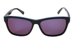 Rectangle Sunglasses "Shiny Black" L683S-006