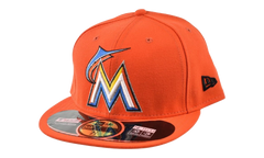 59FIFTY Miami Marlins Fitted Hat "Orange" 70360936