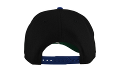 9FIFTY New York Mets 25th Anniversary A Frame Snapback Hat "Black / Blue" NE188