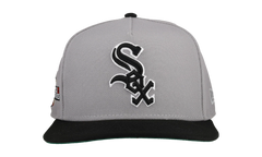 9FIFTY Chicago White Sox 2005 World Series A Frame Snapback Hat "Grey / Black" NE95