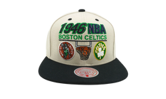 NBA Hardwood Classics First Of Many Snapback Cap "Boston Celtics - Off White" HHSS6330 BCEYYPPPOFWH