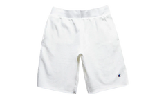 C-Life Reverse Weave Cut Off Shorts "White" 89597 045