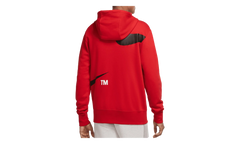 Sportswear Swoosh Semi Brushed Back Hoodie "Gym Red / Black" DD6011 657