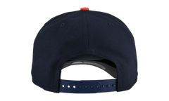 9FIFTY Houston Astros Cartoon A Frame Snapback Hat "Navy / Orange" NE133