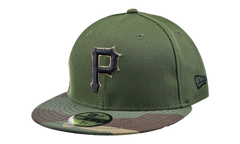 59FIFTY Pittsburgh Pirates Fitted Hat "Olive Camo" 70413903