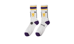 Sinner Socks "White / Purple" SM HR1 0000 110