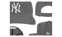 9TWENTY New York Yankees Snapback Hat "Graphite Nylon" NE285