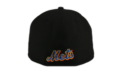 59FIFTY New York Mets 1986 World Series Fitted Hat "Black Celestial" NE181