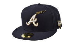 59FIFTY Atlanta Braves Fitted Hat "Navy / Gold" 60750701