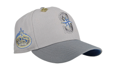 59FIFTY Seattle Mariners 25th Anniversary Fitted Hat "Grey / Ice Blue" NE372