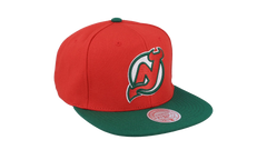 NHL Team 2 Tone 2.0 Snapback Cap "New Jersey Devils - Red / Green" HHSS5367 NJDYYPPPRDGN