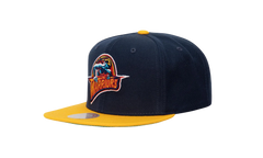 NBA Hardwood Classics Team 2 Tone 2.0 Snapback Cap "Golden State Warriors - Navy / Gold" HHSS3267 GSWYYPPPNYGD