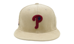 MLB Team Cord Fitted Phillies 2004 Cap "Cream" 6HSF1838 PPH04PPPCREA
