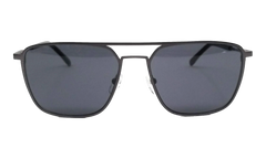 Rectangle Sunglasses "Matte Silver" L194S-033