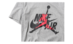 Air Jordan Jumpman Mashup Classics Short Sleeve Tee "Grey / Black / Red" BV5905 091