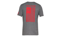 Freedom Flag T-Shirt "Charcoal Medium Heather / Red" 1333350 019