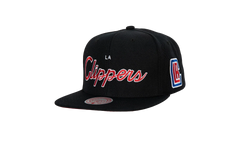 NBA Team Script 2.0 Snapback Cap "Los Angeles Clippers - Black" HHSS3280 LACYYPPPBLCK