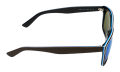 Rectangle Sunglasses "Dark Brown" L705S-234